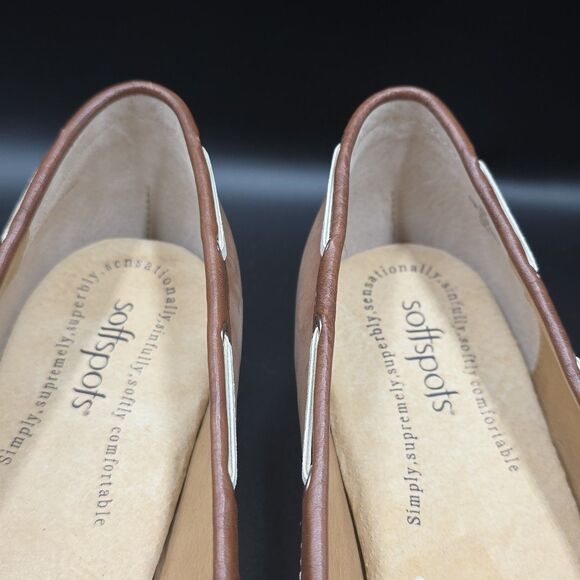 Softspots Ally Loafer Slip On Comfort Boat Shoe Leather Women's 11 CBKJ11 New - Picture 4 of 12